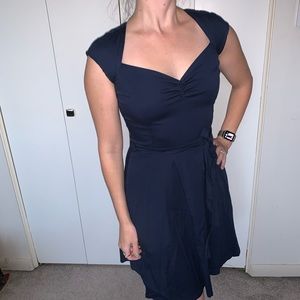 Cute Forever 21 Navy Dress